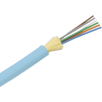 Cable de Fibra Óptica de 6 Hilos, Multimodo OM4 50/125 Optimizada, Interior, Tight Buffer 900um, No Conductiva (Dieléctrica), OFNP (Plenum), Precio Por Metro