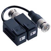 Kit de Transceptor (Balluns) TURBOHD con Boton Push / Hasta 8 MP (4K) / 100% Cobre / Soporta HD-TVI / AHD / CVI / CVBS / Audio por Coaxitron / Datos para Menu de Configurar de Cámaras
