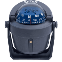 Brújula de Navegación Marítima Ritchie Explorer B-51G / Montaje en Bracket / Dial 2 3/4" (70 mm) / Iluminación Nocturna Verde / DirectiveForce Magnets / Construcción Compuesta Alta Temperatura / 100% Reparable