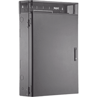 Gabinete de Montaje en Pared TrueEdge™, Con 3 UR para Equipo Activo y 3 UR para Paneles de Parcheo, Fabricado en Acero, Color Negro