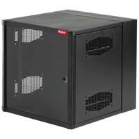 Gabinete AccessPlus de 26 UR Montaje en Pared de 19in, Rieles Numerados y Roscados #10-32, Puerta con Ventana de Seguridad, 600 mm de Ancho, 762 mm de Profundidad, Color Negro