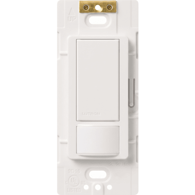 Apagador Maestro con sensor de ocupación PIR y tecnología XCT, 6 A de iluminación en 120-277 V, unipolar o 3 vías, ideal para oficinas y espacios grandes