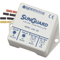 Controlador de Carga Solar PWM SunGuard 4.5 A / 12 VCC / Compensación de Temperatura / 100% Estado Sólido / -40°C a +85°C