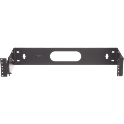 Rack Abierto de Instalación en Pared con Bisagras, Profundidad de 159 mm, 19 in de Ancho, 2 UR, Color Negro