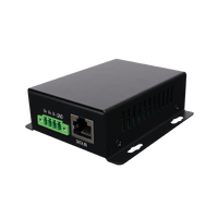 Inyector PoE Industrial / Ideal para Aplicaciones Solares / Entrada 9-32 Vcc / Salida PoE pasivo 24V / Conexión plug and play / Ideal para Enlaces Inalámbricos (Ubiquiti, Cambium, Mimosa, MikroTik)