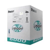 Bobina de Cable UTP 305 Metros (1000 Pies) de Cobre, TX6000™ PanNet, Reelex, Blanco, Categoría 6 Mejorado (23 AWG), PVC (CMR, Riser), de 4 Pares