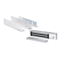 Kit Para Control de Acceso Incluye Chapa Magnética de 600 Lbs / Montaje En Z y L /  Uso Interior / Certificación UL / Color Plata