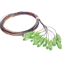 Kit de 12 Pigtails SC/APC Monomodo 2 Metros (6.56 Pies)