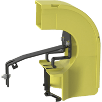Bajada Para Canaleta FiberRunner™, Uso con Medidas 4x4, 6X4, 12X4, o 24X12, Con Reducción a 2X2, Color Amarillo