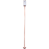 Electrodo Puesta a Tierra 20A / Cobre Electrolítico / Filtro Autoconectable / Compuesto 6 kg / 114 cm (44.9 in)