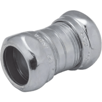 Cople Compresión de Acero Galvanizado para Pared Delgada de 3/4" .