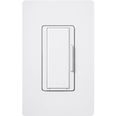 Atenuador remoto Maestro para control multi-ubicación de un atenuador principal RadioRA 2, 120 V, cableado convencional de 3 y 4 vías, color blanco