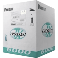 Bobina de Cable UTP 305 Metros (1000 Pies) de Cobre, TX6000™ PanNet, Reelex, Rojo, Categoría 6 Mejorado (23 AWG), PVC (CM), de 4 Pares