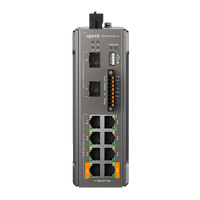 Switch de Red SP3010FM-L2 (V3) / 8 Puertos 10/100/1000Mbps PoE / 2 Puertos SFP 1000M/2.5Gbps / 240W PoE Budget / 26Gbps Capacidad de Conmutación / 19.3Mpps Tasa de Reenvío / DIN-Rail, Pared, Escritorio / -40℃~75℃ / CE, FCC, RoHS, UKCA, RCM