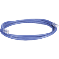 Cable de Parcheo UTP, Cat6A, 24 AWG, CM, Color Azul, 1.52 Metros (5 Pies)