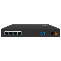 ONU Dual EPON/GPON / 4 Puertos PoE 802.3af/at Gigabit / 1 Puerto SC/UPC
