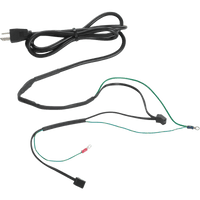 Fan Cord con Termostato Integrado / 1.8 m (5.9 ft) / 115V / 10A / Cobre / Negro / 2 Conectores para Ventiladores