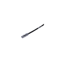 Cable de Parcheo TX6, UTP Cat6, 24 AWG, CM, Color Negro, 15.24 Metros (50 Pies)