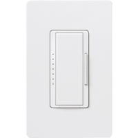 Atenuador (dimmer) de pared Maestro de 1000 W incandescente/halógeno y 800 W MLV, 120 V, un polo o multilocalización, sin cable neutro, para RadioRA 2 y RA2 Select