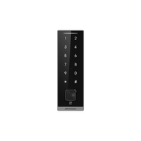 Teclado Esclavo con Lector de Tarjetas Virtuales Bluetooth y Códigos QR / Tarjetas MIFARE y PROX EM / Contraseñas / RS-485 Wiegand OSDP / Frecuencias 13.56 MHz y 125 KHz / Autenticación Tarjeta PIN QR Bluetooth / Táctil