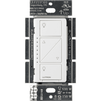 Atenuador de pared inteligente Caseta Wireless PRO de 120 V, 250 W LED / 1000 W incandescente-halógeno, neutro opcional, compatible con controles Pico y Smart Bridge