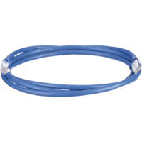 Cable de Parcheo UTP, Cat6A, 24 AWG, CM, Color Azul, 0.91 Metros (3 Pies)