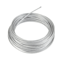 Rollo o carrete de 100 Metros de Retenida de 1/8" de Alta Resistencia, Galvanizado clase A.