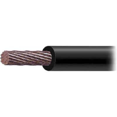 Cable Eléctrico de Cobre Recubierto THW-LS Calibre 2/0 AWG 19 Hilos Color Negro (100 metros).