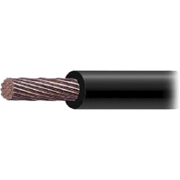 Cable Eléctrico de Cobre Recubierto THW-LS Calibre 2/0 AWG 19 Hilos Color Negro (100 metros).