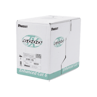 Bobina de Cable UTP 305 Metros (1000 Pies) de Cobre, TX6000? PanNet, Reelex, Gris Internacional, Categoría 6 Mejorado (23 AWG), PVC (CM), de 4 Pares