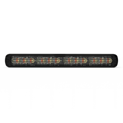 Luz auxiliar Giga Thin 11¨ Quadcolor Rojo/Azul/Ambar/Blanco 48 LED Con funcionalidad de director de tráfico