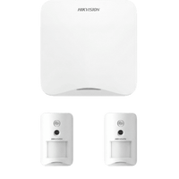 (AX HOME) KIT de Alarma AX HOME / Incluye: 1 Panel Wi-Fi / 2 Cámaras Inalámbricas + PIR / Batería de Respaldo / Compatible con Hik-Connect P2P y Hik-Partner PRO
