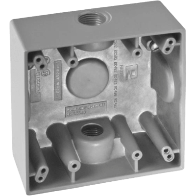 Caja Cuadra de 1/2