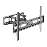 Montaje de Pared Universal Articulado para Monitores de 37 a 80" | Carga Máxima 40 Kg | Vesa  100 x 100 a 600 x 400| Fabricado en Acero