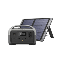 Estación de Energía Portátil / 256 Wh LFP / Inversor Onda Sinusoidal Pura 300 W / Panel Solar 200 W / USB-C 60 W / IP67 / Wi-Fi