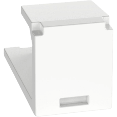 Módulo de Tapa Ciega (Inserto Ciego), Mini-Com, Color Blanco, 1 Pieza
