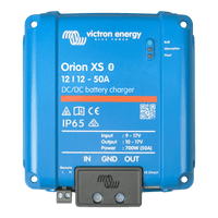 Orion XS 12/12-50 A / Cargador de Baterías CC-CC / 50 A 12 V / IP65 / Compatibilidad Alternador Inteligente / Para Bancos de Baterías de 500 Ah