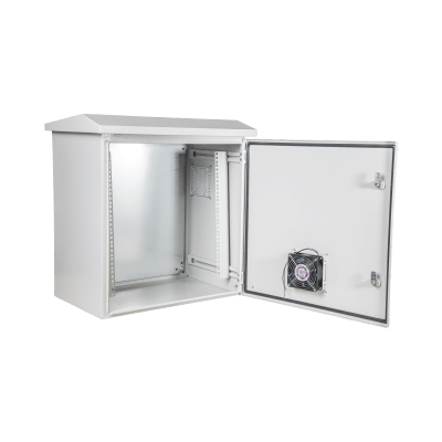 Kit Gabinete Ventilado de Acero, Rack 19