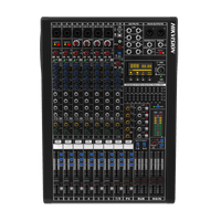 Consola de Mezcla Analógica | 8 Canales | 6 Entradas Mic/Línea | 12 Salidas | DSP Efectos | USB Media | Bluetooth | Montaje en Rack
