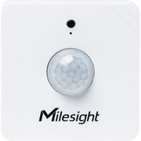 Sensor de Ocupación PIR y Luz LoRaWAN / Detección 120° x 100° / 8 Metros / 1-60000 Lux / Automatización de Iluminación