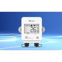 Display LoRaWAN para Monitoreo de Temperatura en Cadena de Frío / Pantalla LCD / Sensor Magnético / EN12830 / IP65