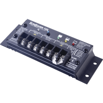 Controlador de Carga Solar SunSaver PWM 10 A / 12 VCC / Encapsulado Epóxico / Clase 1 Div 2 / Compensación de Temperatura