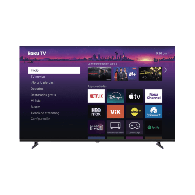 SmartTV QLED 50 Pulgadas / 4K UHD / ROKU TV / 1.07 Mil Millones de Colores / Dolby Audio / WiFi Integrado / VESA 200x200 mm