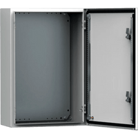 Gabinete de Uso Exterior MAS 300 x 250 x 155 mm (11.8 x 9.8 x 6.1 in) NEMA 4/12/13; IP66; IK10 de Acero Dulce 1.5 mm con Platina de Montaje Incluida Color Gris Claro