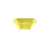 Accesorio de Control de Radio de Curvatura, Para Bajadas de Cable con Canaletas FiberRunner 4x4, Color Amarillo