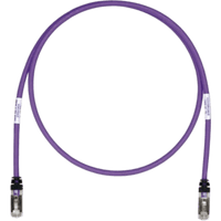 Patch Cord Cat6A, Blindado S/FTP, CM/LS0H, 3.05 Metros (10 Pies), Color Violeta