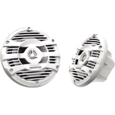 Par de altavoces fabricados en grado marinos en color blanco de 6.5