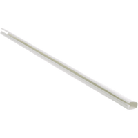 Canaleta LD5 de PVC rígido, con cinta adhesiva para instalación sin herramientas, 26 x 15 x 1828.8 mm, Color Blanco