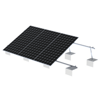 Sistema de Montaje Solar VEKTOR21 / Estructura Ajustable Aluminio AL6005-T5 / Patas Frontales y Ajustables / Ángulos 10°-30° / Torque 11-13 Nm