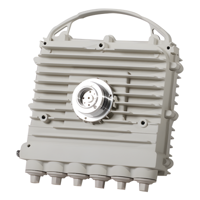 Radio Enlace Milimétrico / 10 Gbps Full Duplex / Banda E 71-86 GHz / 2000 MHz Canalización / IP67 / 1x 10G SFP+ y 1x 1GbE RJ-45 / Antenas 1 o 2 pies (0.3 o 0.6 m)